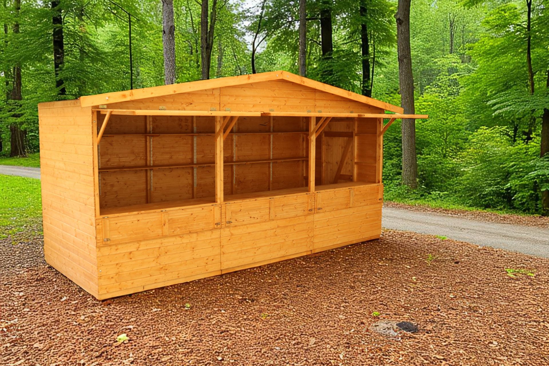 Markthuette 4,50m von Markthuetten-Shop