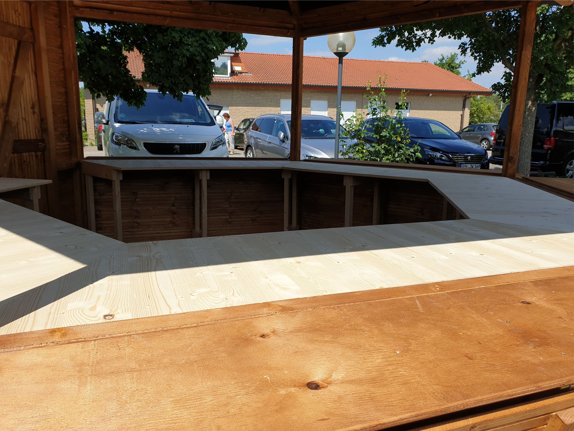 6 eckige Pavillons mieten 4m bei eventTIME, der Partyausstatter und Markthüttenshop