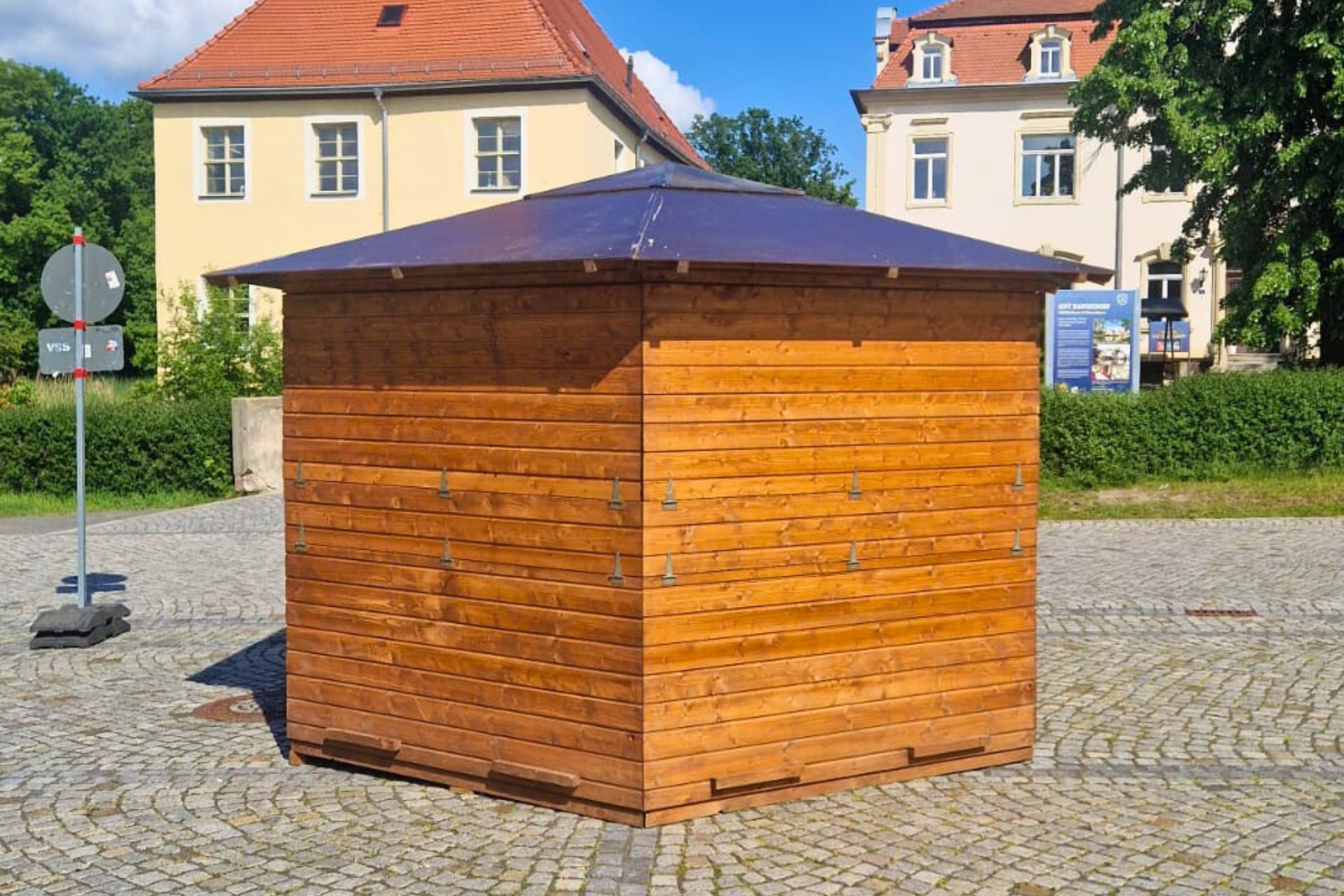 Pavillon in 6 Eck Form konfigurieren im Markthuetten- Shop Pavillon in 6 Eck  Form konfigurieren im Markthuetten- Shop