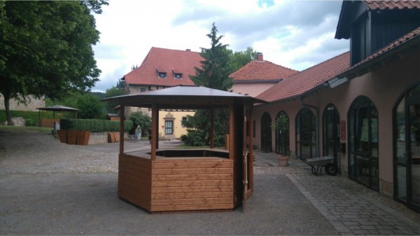 Pavillon - 6-Eck- Verkaufsstand - Markthütte 3m